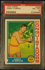 Jimmy O'Brien Basketball Cards 1974 Topps Prices