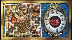 Fernando Tatis Jr. [Indigo Foil] #GGM-3 Baseball Cards 2022 Topps Gypsy Queen Gems Minis Prices