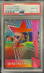 Stephen Curry [Pink] Basketball Cards 2020 Panini Illusions Shining Stars Prices