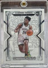 Cameron Thomas [Contra] #171 Basketball Cards 2021 Panini Obsidian Prices
