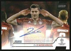 Robert Lewandowski [Black] #CA-RL Soccer Cards 2021 Stadium Club Chrome UEFA Champions League Autographs Prices