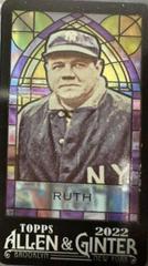 Babe Ruth [Mini Exclusive Stained Glass] #379 Baseball Cards 2022 Topps Allen & Ginter Prices