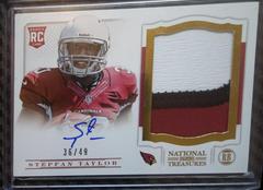 Stepfan Taylor #234 Football Cards 2013 Panini National Treasures Colossal Jersey Number Signature Prices