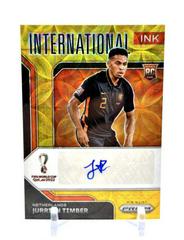 Jurrien Timber [Choice Gold] Soccer Cards 2022 Panini Prizm World Cup Signatures Prices