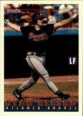 Ryan Klesko #18 Baseball Cards 1995 Bazooka Prices