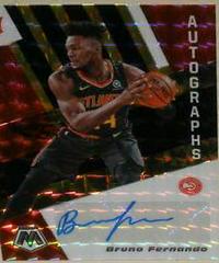 Bruno Fernando [Black Gold Choice] #RA-BFN Basketball Cards 2019 Panini Mosaic Rookie Autographs Prices