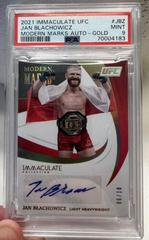Jan Blachowicz [Gold] Ufc Cards 2021 Panini Immaculate UFC Modern Marks Autograph Prices
