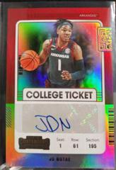 JD Notae #CT-JDN Basketball Cards 2022 Panini Chronicles Draft Picks Contenders College Ticket Autograph Prices