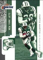 Curtis Martin #63 Football Cards 2001 Fleer Game Time Prices
