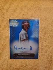 Armando Cruz [Blue] #PA-AC Baseball Cards 2022 Bowman Sterling Prospect Autographs Prices