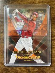 Shohei Ohtani [Orange] Baseball Cards 2023 Topps Chrome in Technicolor Prices