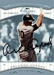 Orlando Cepeda [Significant Signatures] Baseball Cards 2001 Donruss Classics Prices
