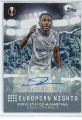 Pierre-Emerick Aubameyang #ENA-PA Soccer Cards 2023 Topps UEFA Club European Nights Autograph Prices