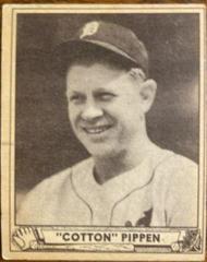 Cotton Pippen #136 Baseball Cards 1940 Play Ball Prices