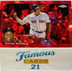 Rafael Devers [Red] Baseball Cards 2023 Topps Chrome Sapphire Prices