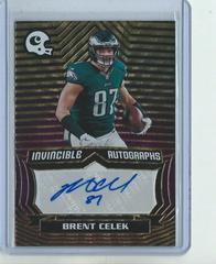Brent Celek [Purple] #INV-BCE Football Cards 2021 Panini Chronicles Invincible Autographs Prices