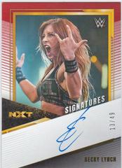 Becky Lynch [Red] #AS-BLN Wrestling Cards 2022 Panini NXT WWE Alumni Signatures Prices
