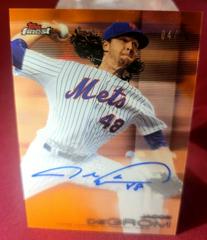 Jacob deGrom [Orange Refractor] #FA-JD Baseball Cards 2016 Topps Finest Autographs Prices