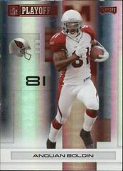 Anquan Boldin [Red Metalized] #1 Football Cards 2007 Playoffs NFL Prices