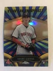 Henry Owens Baseball Cards 2016 Topps Chrome Youth Impact Prices