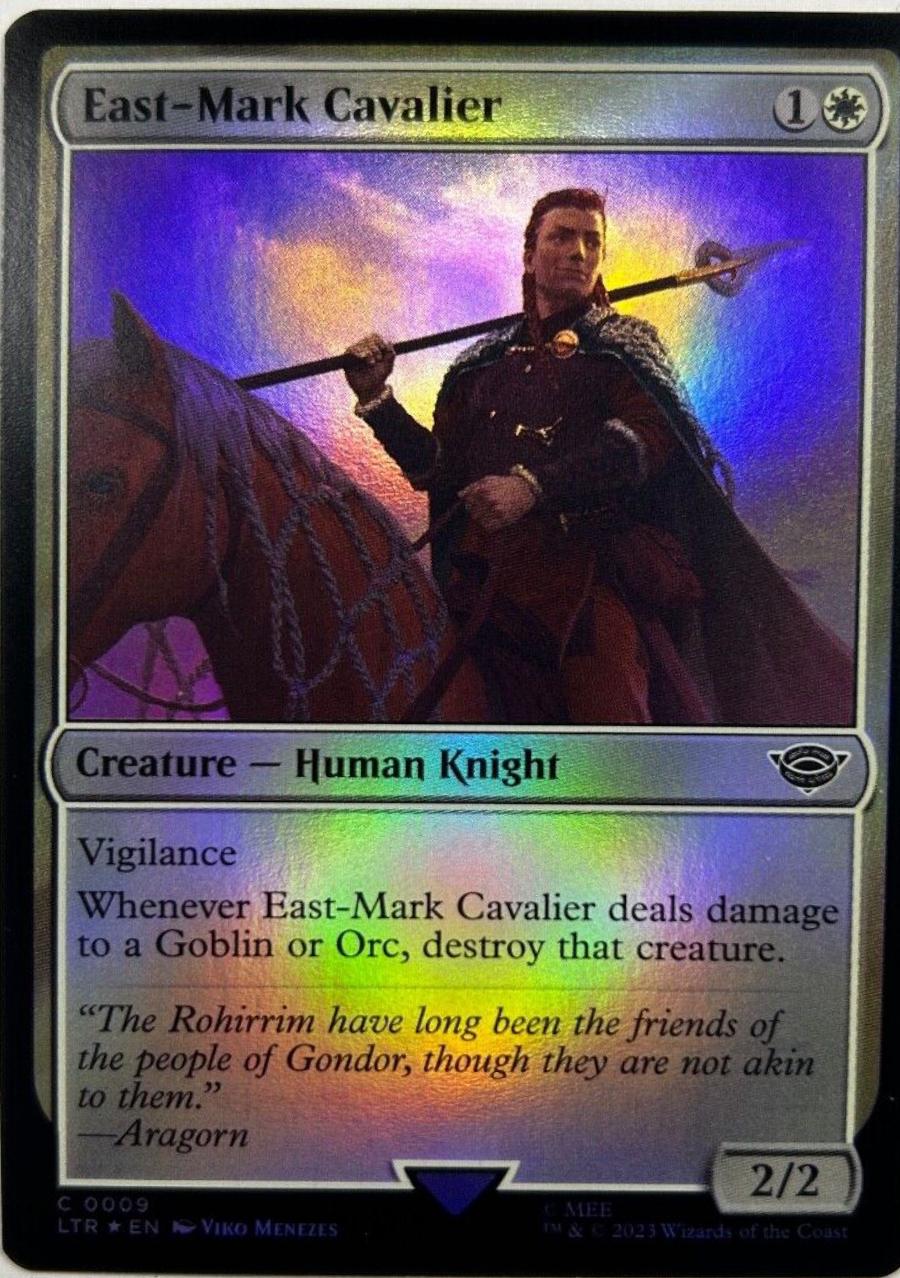 East-Mark Cavalier [Foil] #9 Magic Lord of the Rings