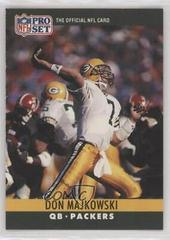 Don Majkowski #112 Football Cards 1990 Pro Set FACT Cincinnati Prices
