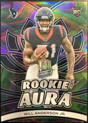 Will Anderson Jr. [Marble Neon] #15 Football Cards 2023 Panini Spectra Rookie Aura Prices
