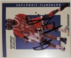George Ackles [Autograph] #2 Basketball Cards 1991 Courtside Prices