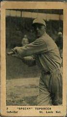 Specks' Toporcer [Specs] #9 Baseball Cards 1927 E126 American Caramel Series of 60 Prices