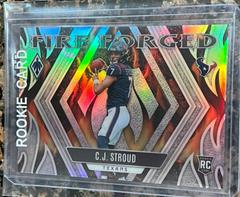 C. J. Stroud [Silver Seismic] #FF-6 Football Cards 2023 Panini Phoenix Fire Forged Prices