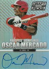 Oscar Mercado [Prizm] Baseball Cards 2013 Panini Prizm Perennial Draft Picks Prospect Signatures Prices
