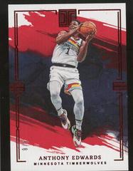 Anthony Edwards [Asia Red] #5 Basketball Cards 2022 Panini Impeccable Prices