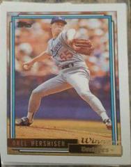 Orel Hershiser [Winner] #175 Baseball Cards 1992 Topps Gold Prices