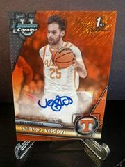 Santiago Vescovi [Orange Shimmer] #BCPA-SV Basketball Cards 2023 Bowman Chrome University Prospects Autographs Prices