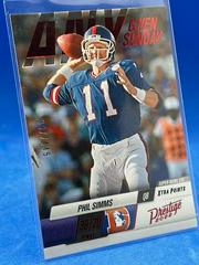 Phil Simms [Red] Football Cards 2022 Panini Prestige Any Given Sunday Prices