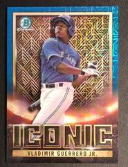 Vladimir Guerrero Jr. [Atomic] #BI-12 Baseball Cards 2023 Bowman Chrome Iconic Prices