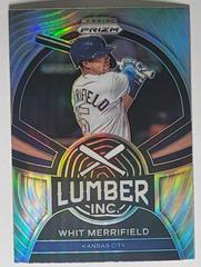 Whit Merrifield [Silver Prizm] Baseball Cards 2022 Panini Prizm Lumber Inc Prices