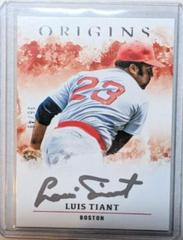 Luis Tiant [Silver Ink] Baseball Cards 2021 Panini Chronicles Origins Autographs Prices