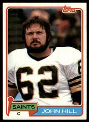 John Hill Football Cards 1981 Topps Prices