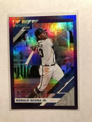 Ronald Acuna Jr. [Holo Purple] Baseball Cards 2019 Panini Donruss Prices