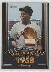 Willie Mays #8 Baseball Cards 2020 Topps Heritage 20 Giants Seasons Prices