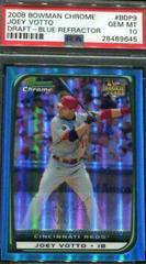 Joey Votto [Blue Refractor] #BDP9 Baseball Cards 2008 Bowman Chrome Draft Prices