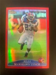 Marshawn Lynch [Red Refractor] Football Cards 2009 Topps Chrome Prices