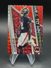 Kyle Pitts [Red] Football Cards 2022 Panini Mosaic Will to Win Prices