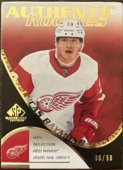 Lucas Raymond [Gold] #RC-18 Hockey Cards 2021 SP Game Used 2003-04 Retro Rookies Prices
