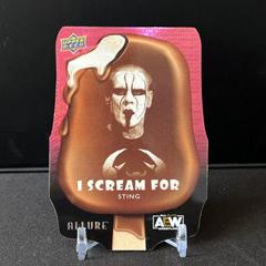 Sting [Pink] #ISF-9 Wrestling Cards 2022 Upper Deck Allure AEW I Scream For Prices