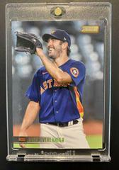 Justin Verlander [Rainbow Foil] #85 Baseball Cards 2021 Stadium Club Prices