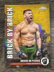 Dricus Du Plessis [Gold Refractor] #BYB-17 Ufc Cards 2024 Topps Chrome UFC Brick by Brick Prices