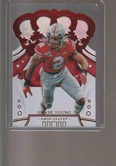 Chase Young [Red] #2 Football Cards 2020 Panini Chronicles Draft Picks Crown Royale Prices