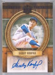 Sandy Koufax [Purple] Baseball Cards 2022 Panini Diamond Kings Signature Portraits Prices